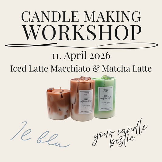 Iced Coffee & Matcha - Candle Making Workshop