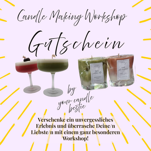 Candle Making Workshop Gutschein